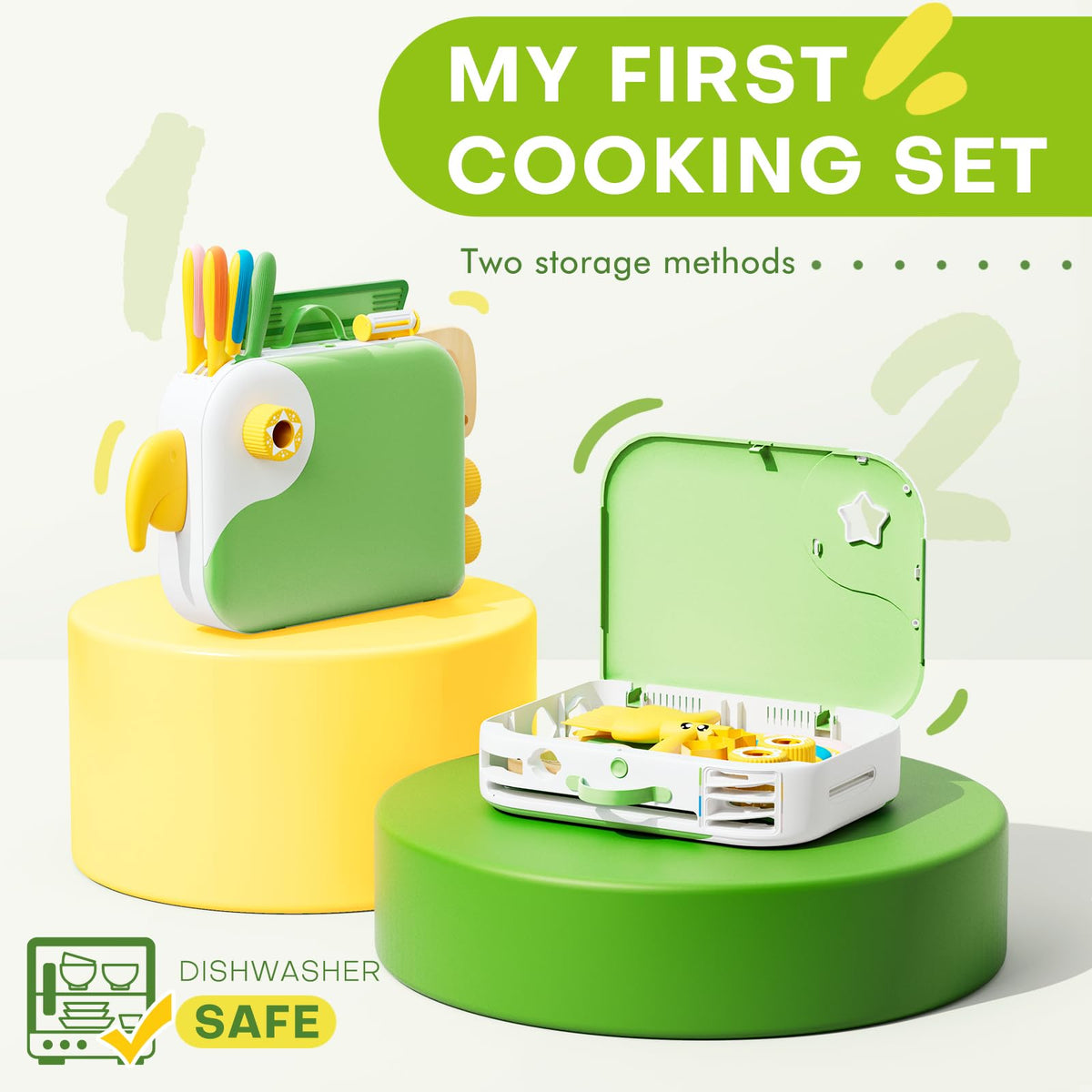 Yeeammk toddler cutting boards provide sturdy prep surfaces for little chefs