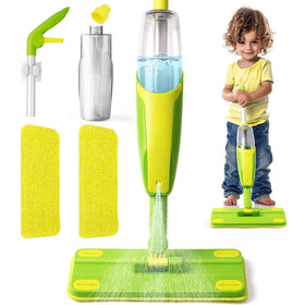 Yeeammk toddler-spray-mop-mini-size supports independent pretend cleaning.