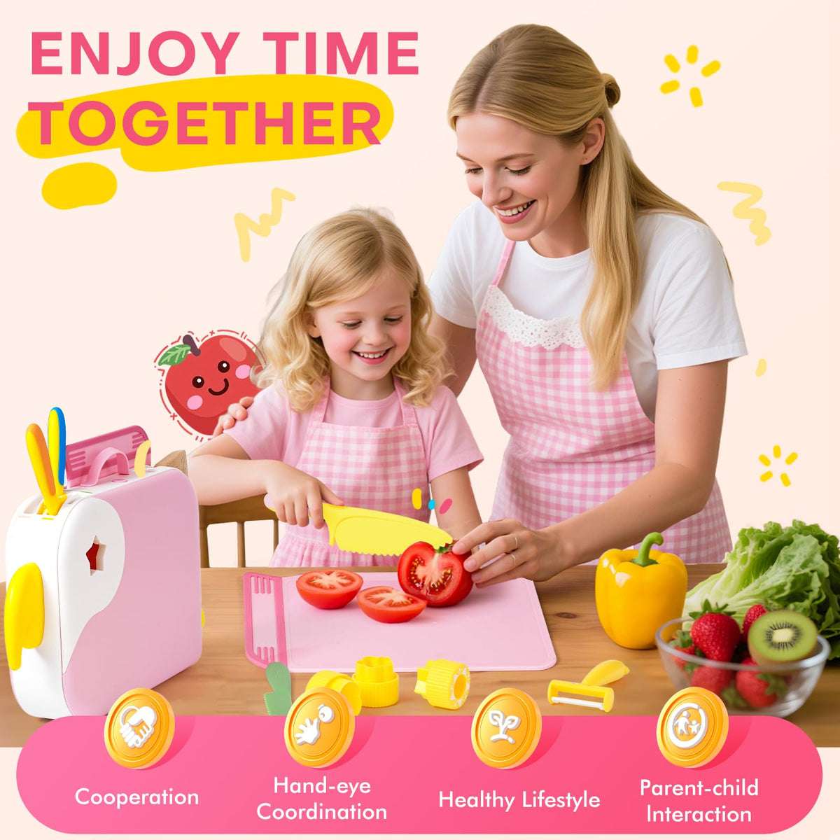 Yeeammk yellow cookie cutters inspire imaginative baking sessions.