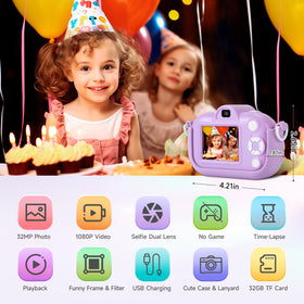 YEEHAO Kids Camera with frames to spark kids’ creativity in every shot.
