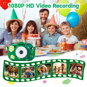 YEEHAO kids camera with rechargeable battery for extended shooting.