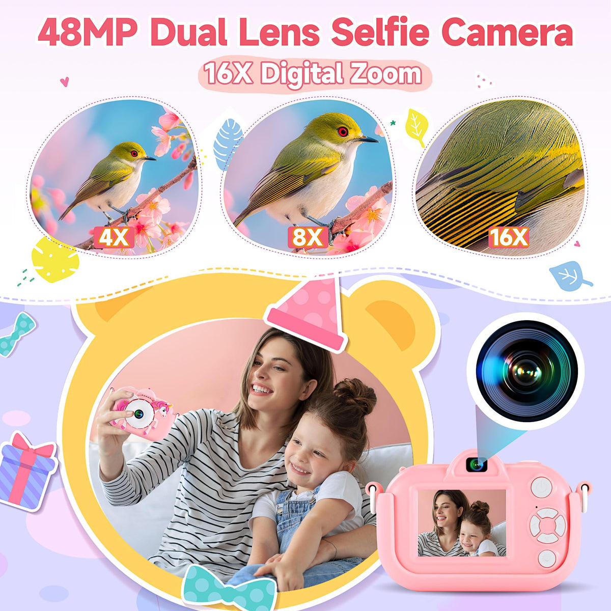 Includes a 32GB SD card for instant storage.