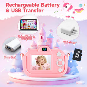 USB transfer makes sharing memories quick and simple.