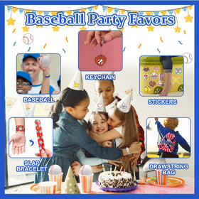 Yeepestmi baseball party favors set complete 110-piece collection.