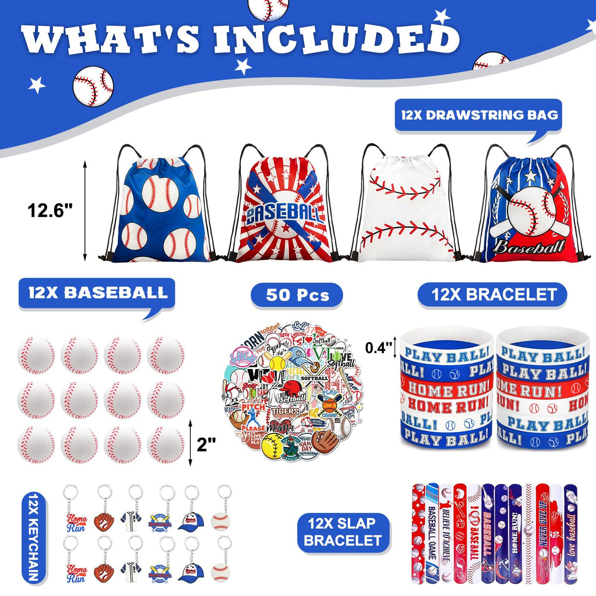 Yeepestmi mini baseballs ready for games and party activities.