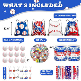Yeepestmi mini baseballs ready for games and party activities.