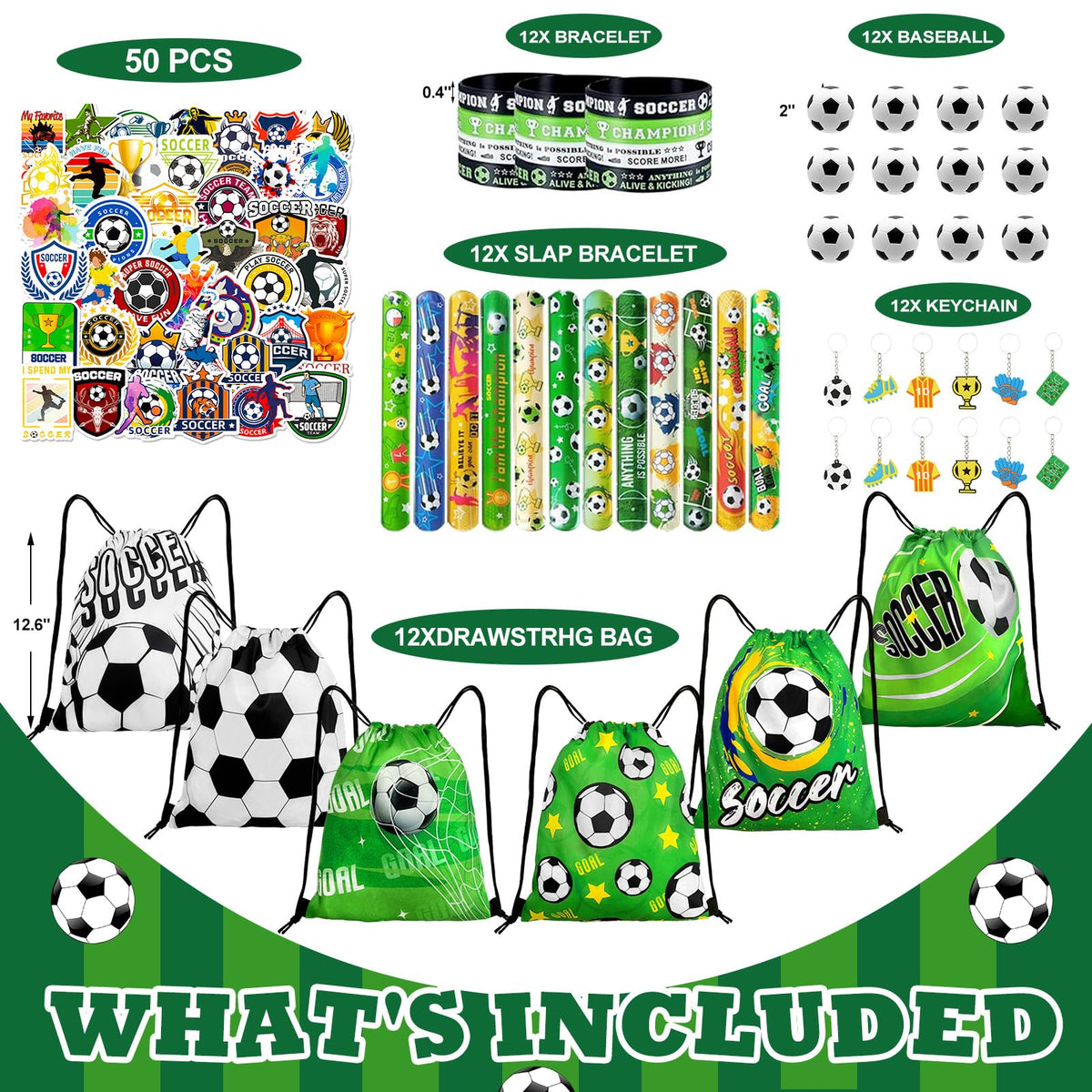 Yeepestmi mini soccer balls invite playful games and prizes at parties.