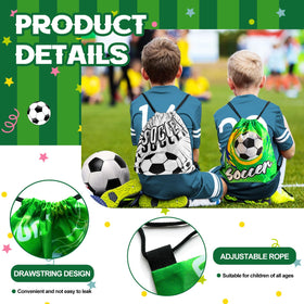 Yeepestmi soccer keychains add keepsake value and easy bag decoration.