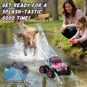 YEESWOOQI waterproof RC car ready for land and water adventures.