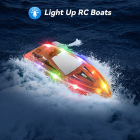 YEETFTC RC Boat remote 2-4GHz enables two-boat racing.