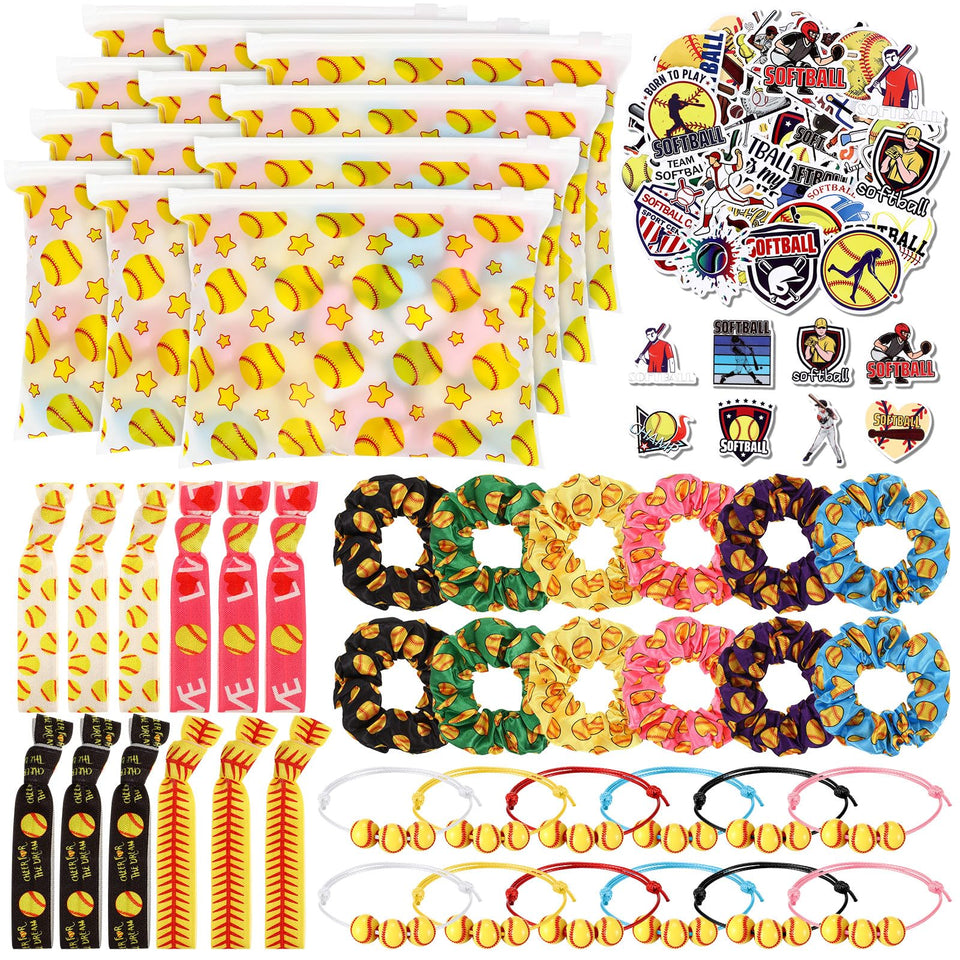 Yeyeplum softball gift bags for party favors and team gifts