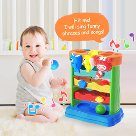 YEGEER baby toy with feeding action triggers music and sounds