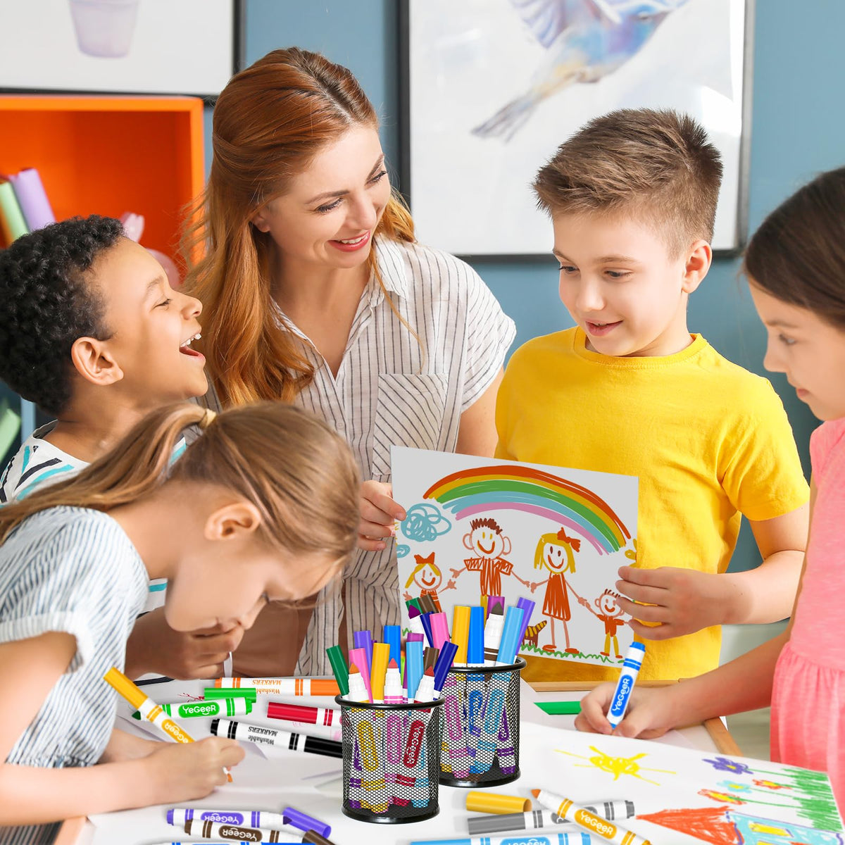 YEGEER kids art markers for ages 3 and up stimulate creativity.