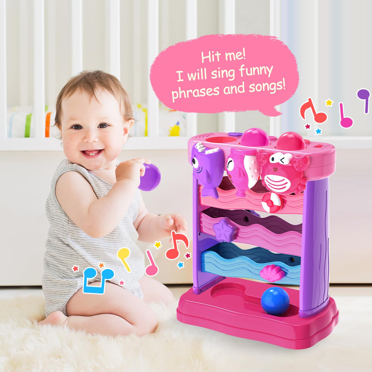 YEGEER color-matching activity helps kids recognize colors during play.