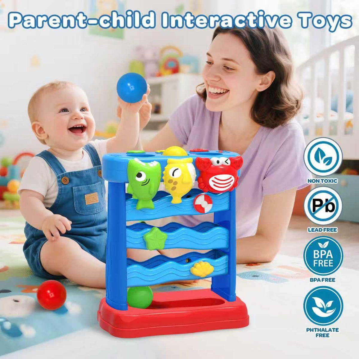 YEGEER gift-ready toy for babies 12-18 months, ideal for birthdays and holidays.