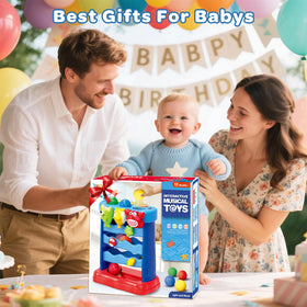 YEGEER interactive toy includes volume control to protect hearing during play.