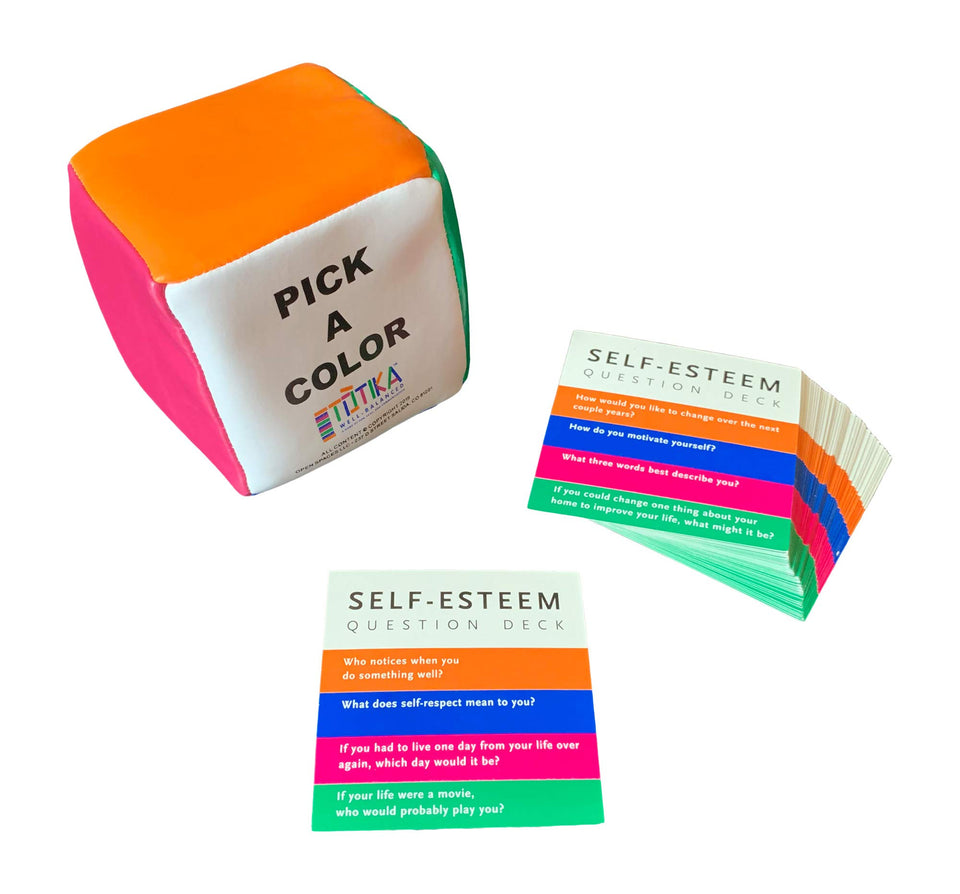 YEHUA! Totika self-esteem cards deck used in counseling to spark positive conversations.