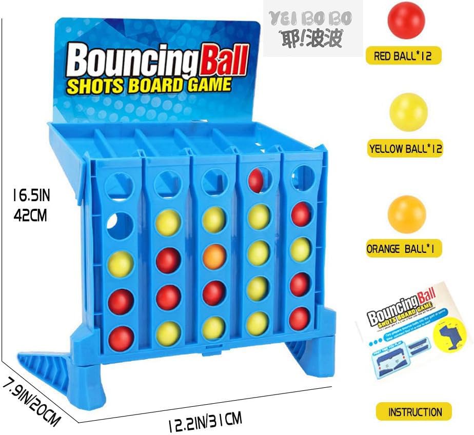 YEIBOBO Bounce Balls Shot Game gift-ready packaging suitable for holidays.