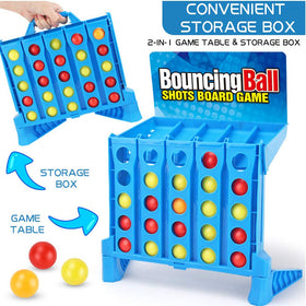 YEIBOBO Bounce Balls Shot Game compact carrying case for travel.