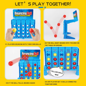 YEIBOBO Bounce Balls Shot Game two-team setup for group fun.