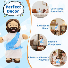 Yelakey Dancing Jesus Doll with embroidered details for warm display