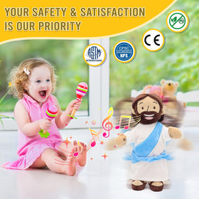 Yelakey Dancing Jesus Doll packaging ready for gifting