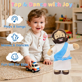 Yelakey Dancing Jesus Doll suitable for home, church, and classroom use