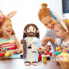 Yelakey gift-ready Christian plush packaging for Easter or Sunday School