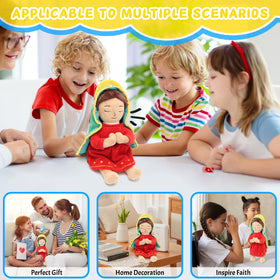 Yelakey Guadalupe plush easy activation by pressing the right hand.
