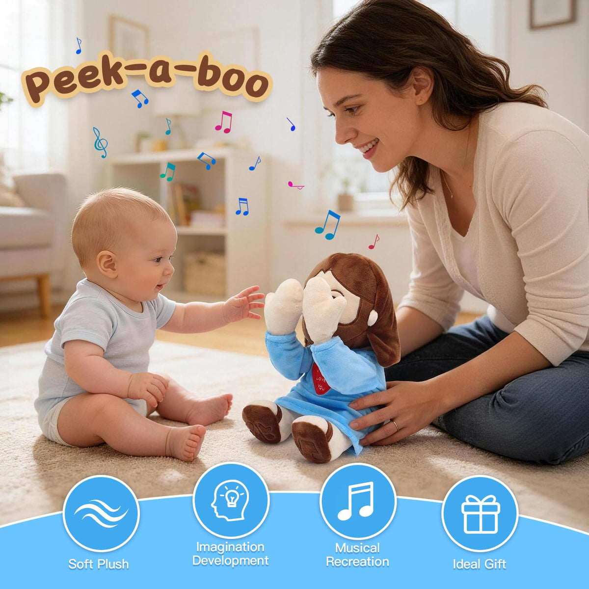 Yelakey Jesus plush makes a thoughtful baptism gift for families