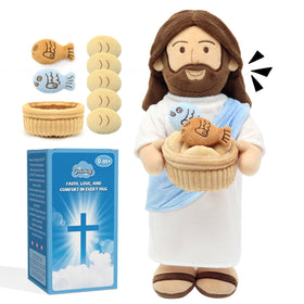 Jesus plush plays Bible verses and music for family devotion