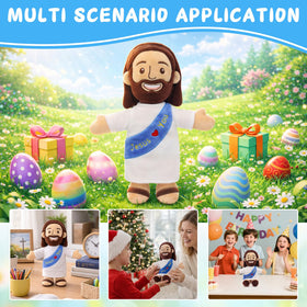Yelakey Jesus Plush big head design adds cute, huggable charm