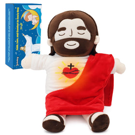 Yelakey Jesus Plush breathing feature for soothing bedtime