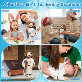 Yelakey Jesus plush buttons for easy operation and control
