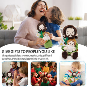 Yelakey plush Jesus for home decor and festive celebrations from Easter to Christmas.
