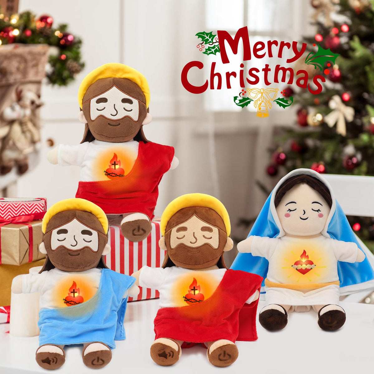 Yelakey Jesus plush makes a thoughtful gift for baptisms or birthdays.