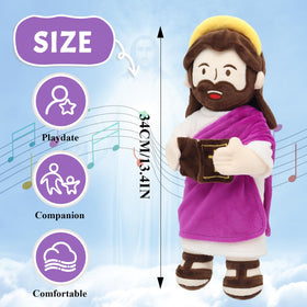 Yelakey Jesus plush instrumentals play softly during calm-down time