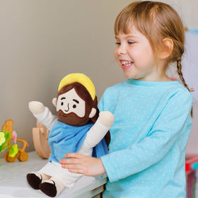 Yelakey Jesus Plush medium skin tone, ideal for diverse families