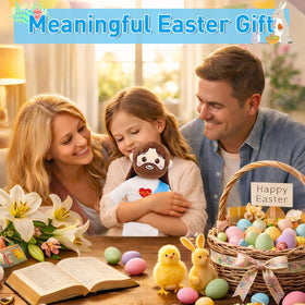 Yelakey Jesus Plush Removable Heartbeat Module enables easy cleaning and battery swaps.