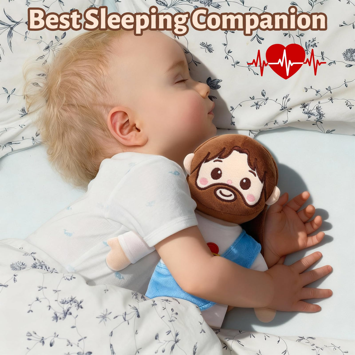 Yelakey Jesus Plush is lightweight, durable, and safe for kids and family cuddles.