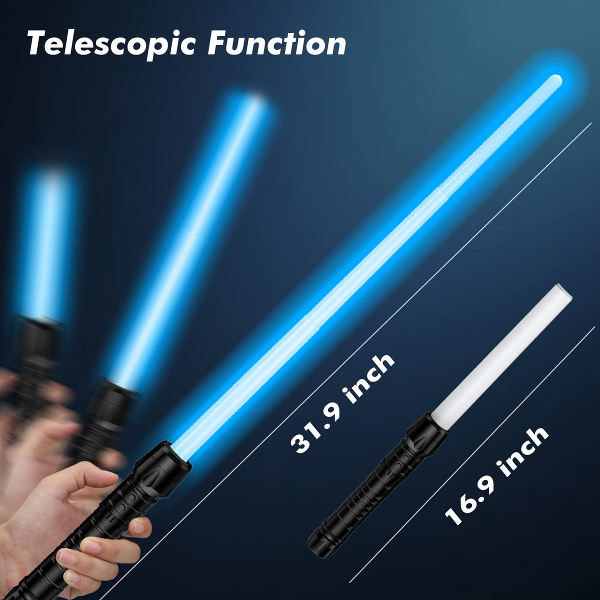 Yellora double-edged setup for friends to duel with paired sabers.