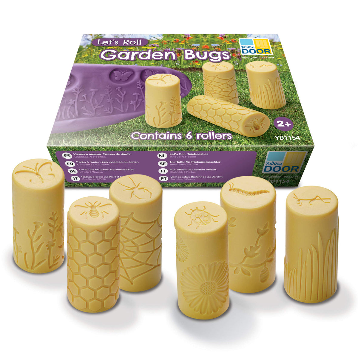 Yellow Door Let's Roll butterfly and meadow roller for imaginative nature play.