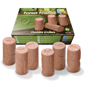 Yellow Door forest friends roller: bird and tree prompts imaginative storytelling and fine motor play.