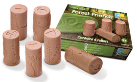 Yellow Door forest friends roller: rabbit and burrow inspires stories and precise rolling.