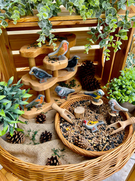 Yellow Door Starling stone encourages gathering materials and creative storytelling outdoors.
