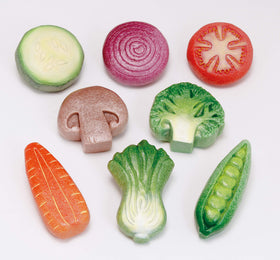 Yellow Door vegetable stones carrot stone adds bright color for dynamic pretend cooking