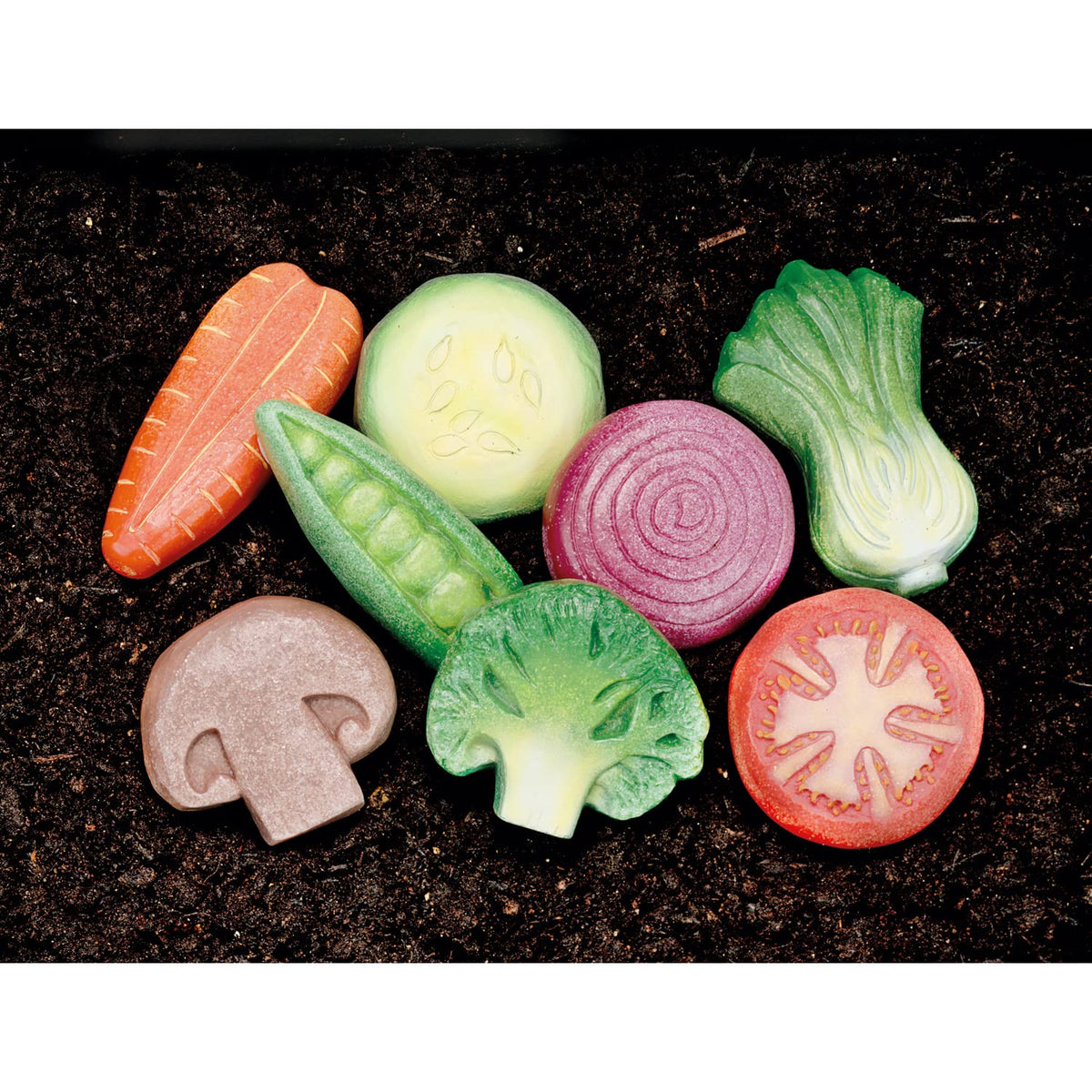 Yellow Door vegetable stones onion stone supports cooperative play and colorful kitchen storytelling