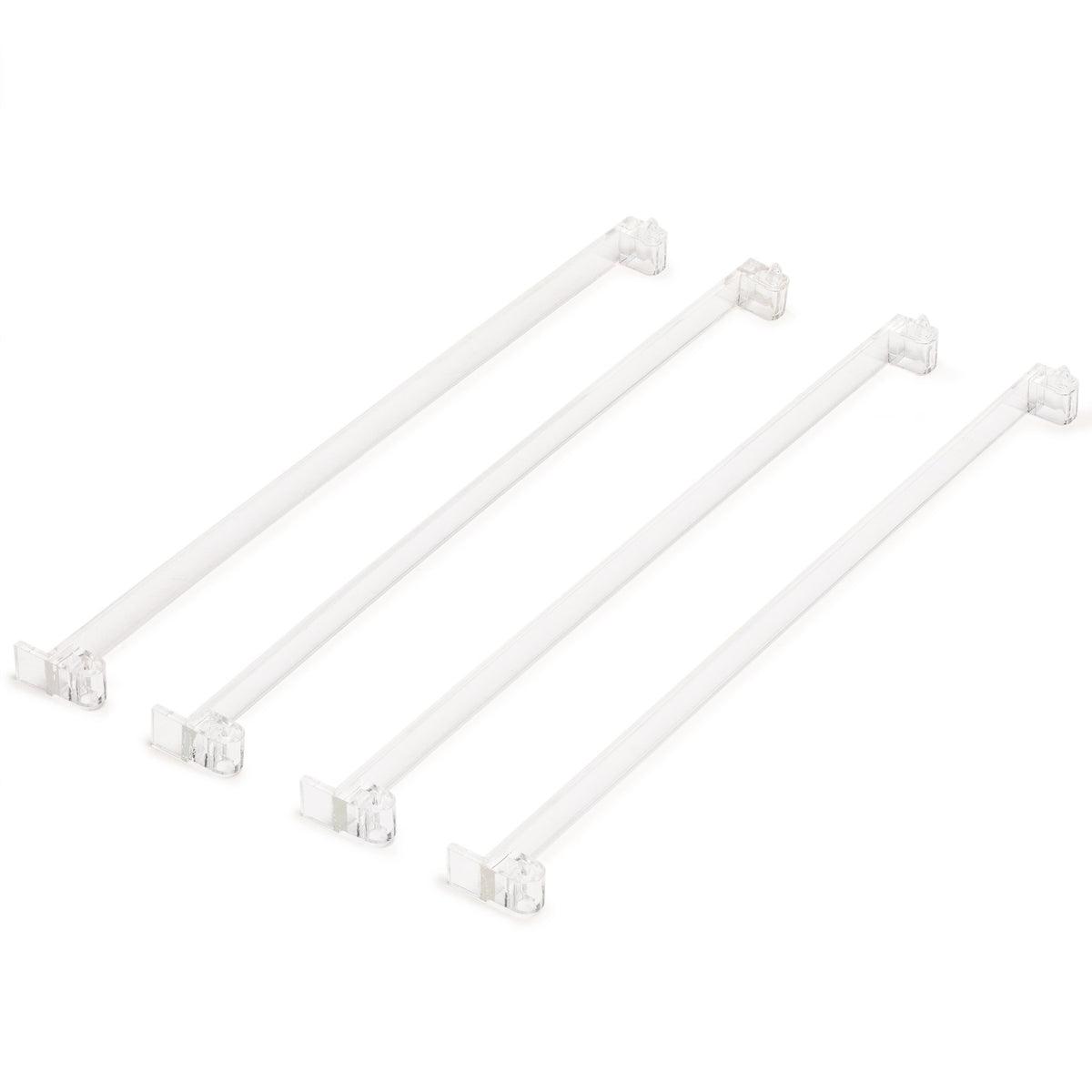 Yellow Mountain Imports American Mahjong pushers, clear acrylic, 18-inch length for smooth rack operation.