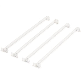 Yellow Mountain Imports American Mahjong pushers, clear acrylic, 18-inch length for smooth rack operation.