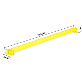 Yellow Mountain Imports green mahjong tile pusher enables quick rack alignment